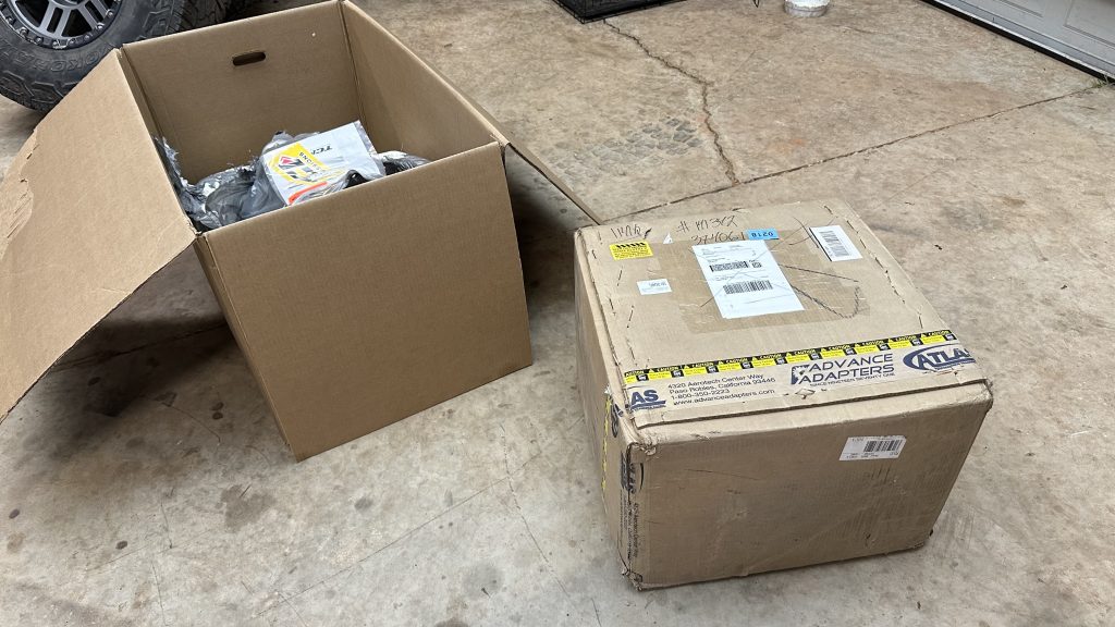 Advanced Adapters Atlas Transfer Case in all its boxed glory