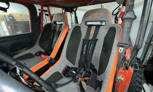 PRP Comp Elite seats installed.